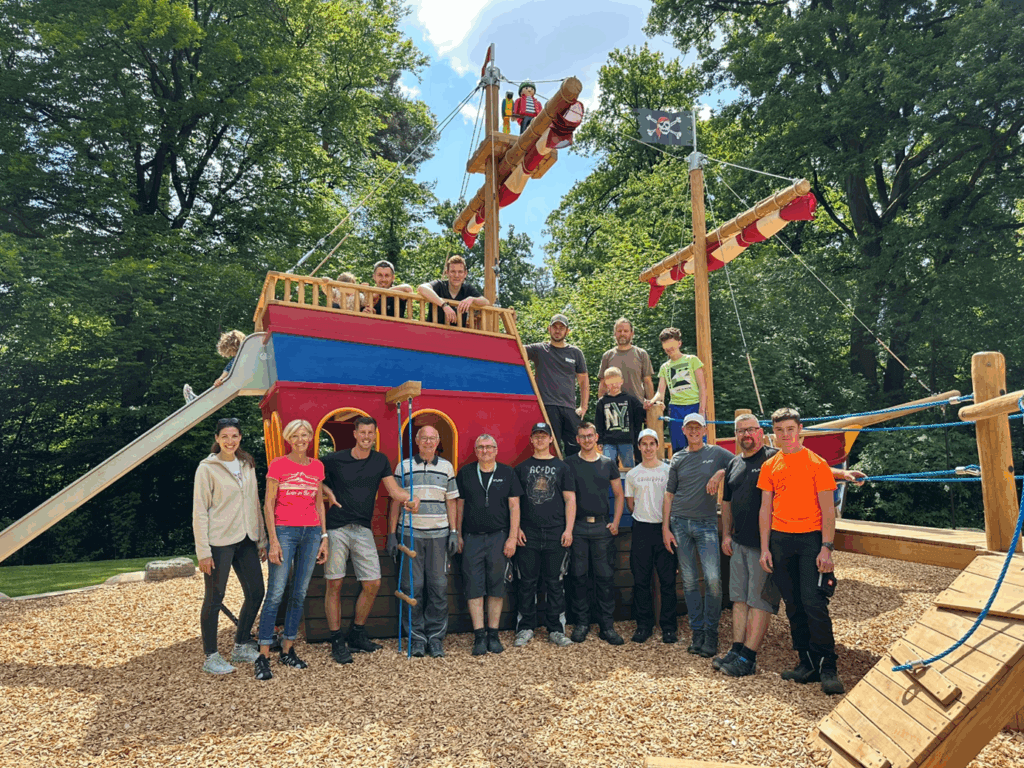 Teameinsatz für einen guten Zweck